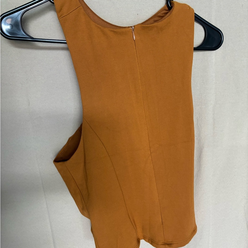 Sunday in Brooklyn Mustard Tank Top - Picture 4 of 4